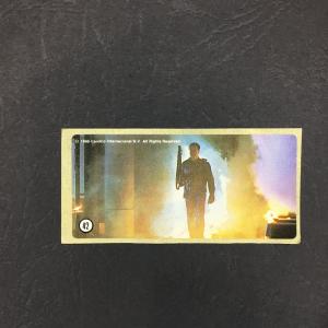 Наклейка от жевательной резинки 1990 Dunkin 90-ых. Terminator, Терминатор, оригинал, №42