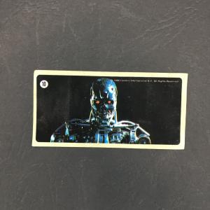Наклейка от жевательной резинки 1990 Dunkin 90-ых. Terminator, Терминатор, оригинал, №10