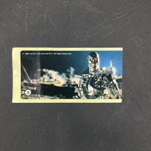 Наклейка от жевательной резинки 1990 Dunkin 90-ых. Terminator, Терминатор, оригинал, №26