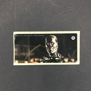 Наклейка от жевательной резинки 1990 Dunkin 90-ых. Terminator, Терминатор, оригинал, №36