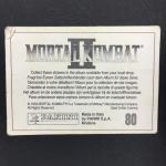 Наклейка для альбома 90-ых 1993 Panini Panini, Mortal kombat 2, Мортал комбат 2, номер 80