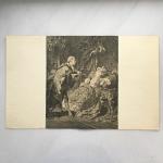 Дореволюционная иллюстрация   Людовик XV и мадам Дюбарри, Дьюла Бенцур