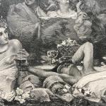 Дореволюционная иллюстрация   Римская оргия, Вильгельма Александровича Котарбинского