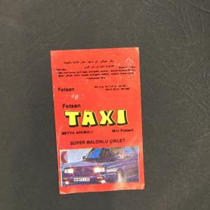 Обертка от жевательной резинки   из 90-ых, taxi редкая, RAR