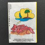 Вкладыш от жевательной резинки   из 90-ы, комикс Розовая пантера, Ping panter