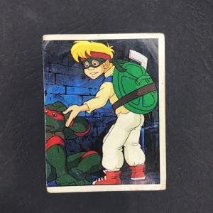 Наклейка для альбома 90-ых 1990 Panini Panini, teenage mutant turtles, черепашки-ниндзя,131
