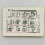 Карманный календарь СССР 1987  перелившка, стерео, Домик в горах