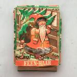 Накладная борода Деда Мороза   ГДР, в коробке, с хранения, Feen-Haar, коробка порвана