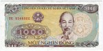 Банкнота иностранная 1988  Вьетнам, 1000 донг