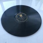 Патефонная пластинка СССР 1937 Ногинский Девушка Играет На Мандолине, Дождь Идет, 78 RPM