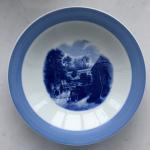 Фарфоровая тарелка  INGLASUR блюдо, фарфор, ГДР, Colditz, Inglasur, Made in DDR, 23,5