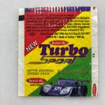 Обертка от жевательной резинки 1996 Kent из 90-ых Kent Turbo Sport Турбо Спорт 08/1996-10/1997