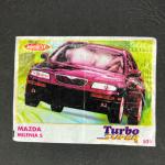 Вкладыш от жевательной резинки   из 90-ых, номер 531, Turbo Super, kent, Турбо, супер