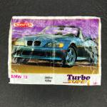 Вкладыш от жевательной резинки   из 90-ых, номер 501, Turbo Super, kent, Турбо, супер