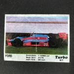 Вкладыш от жевательной резинки  Kent из 90-ых, 97, Kent, Turbo black, вторая серия 51-120