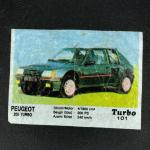 Вкладыш от жевательной резинки  Kent из 90-ых, 101, Kent, Turbo black, вторая серия 51-120