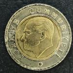 Монета иностранная 2017  50 курушей, Турецкая Республика, Турция