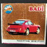 Вкладыш от жевательной резинки   из 90-ых, BADI Saray, 1-50, авто, мото, без номеров