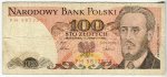 100 злотых 1986  Польша