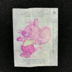 Вкладыш от жевательной резинки 1993  из 90-ых, Tom and Jerry, Том и Джерри, тату, ГДР