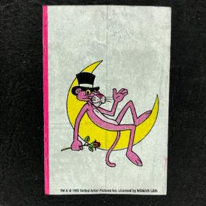 Вкладыш от жевательной резинки 1995  Pink panther, Розовая пантера, тату, tattoos