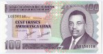 Банкнота иностранная 2011  Бурунди, 100 франков