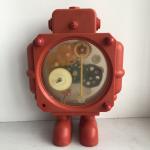 Заводная игрушка СССР 1986  Робот часы, рабочий, без антенны и стрелок