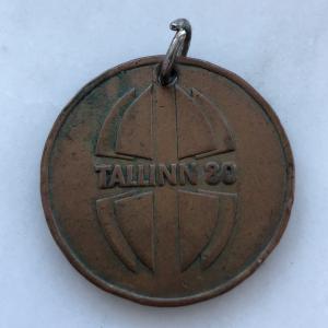 Жетон  1980 NORMA Tallinn 80, Norma, Таллин, Норма, Регата, Олимпиада-80