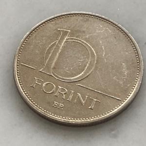 Монета иностранная 2015  Венгрия, 10 форинтов, 10 Forint