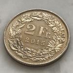 Монета иностранная 2015  2 франка, 2 FR, Швейцария