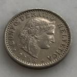 Монета иностранная 2005  20 раппенов, Швейцария
