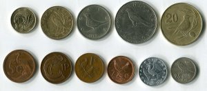    Набор из 11 монет с Животными-2