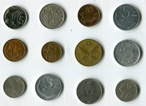    Набор из 12 монет с Животными-4