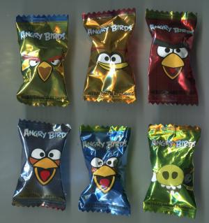Жевательная резинка  Бастион Angry Birds, 6 шт.,цена за комплект