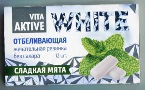 Жевательная резинка 2016 Гуслица ООО Vita Active отбеливающая