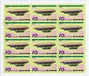 Лист иностранных марок 1979  Дирижабли
