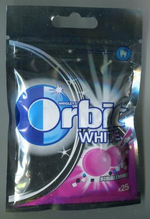 Жевательная резинка   Orbit White bubblemint x25