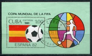 Блок иностранных марок 1981  Футбол