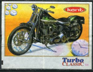 Вкладыш от жевательной резинки   Turbo Classic, номер 134, kent