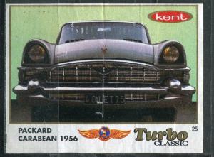 Вкладыш от жевательной резинки   Turbo Classic, номер 25, kent