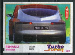 Вкладыш от жевательной резинки   Turbo Super, номер 522, kent
