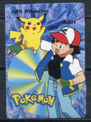 Наклейка   Pokemon, Покемон, Pikachu, ASH