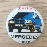 Значок из 90-ых   Turbo, Mersedes190E