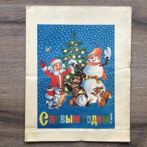 Пакет от новогоднего подарка   КАМАЗ,Татарстан, упаковка
