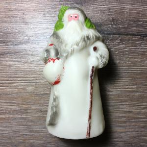 Игрушка   Дед мороз, пластмассовый, 1960-ые, клеймо