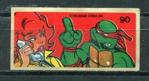 Наклейка -1 Dunkin № 90 Teenage Mutant Hero Turtles 51-100