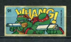 Наклейка -1 Dunkin № 91 Teenage Mutant Hero Turtles 51-100