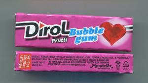 Жевательная резинка 2018  Dirol Frutti Bubble gum, Украина
