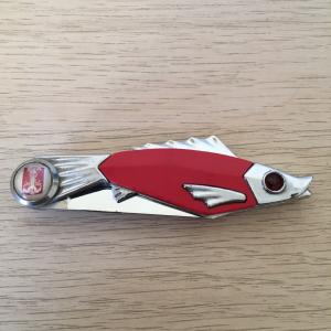 Нож сувенирный СССР   Рыбка, раскладной, новый, без футляра, 