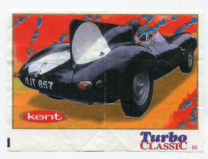 Вкладыш от жевательной резинки   Turbo Classic, номер 94, kent